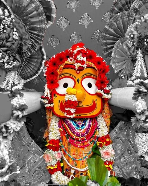 Lord Jagannath, Baladeva, and Subhadra decorated for Rathyatra 2026 at ISKCON Satara — photo 10 of 16