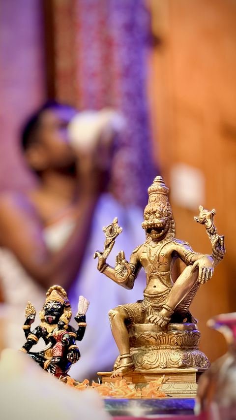 Narsingh Chaturdashi abhishek at ISKCON Satara — photo 3 of 10