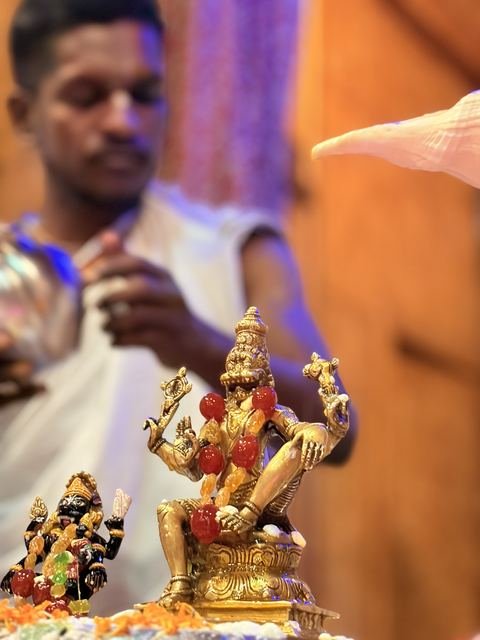 Narsingh Chaturdashi abhishek at ISKCON Satara — photo 6 of 10
